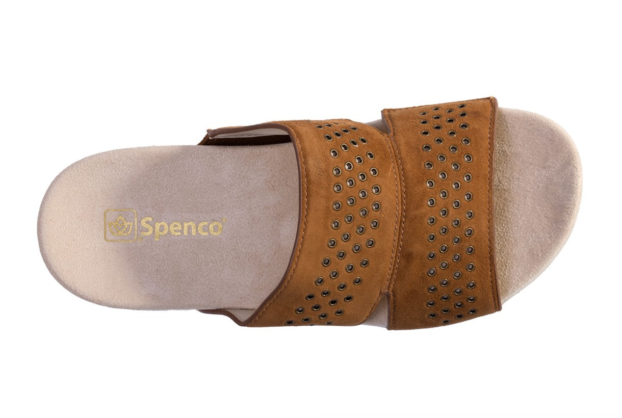 Spenco Twilight Stud Women's Comfort Sandal - Saddle - Swatch