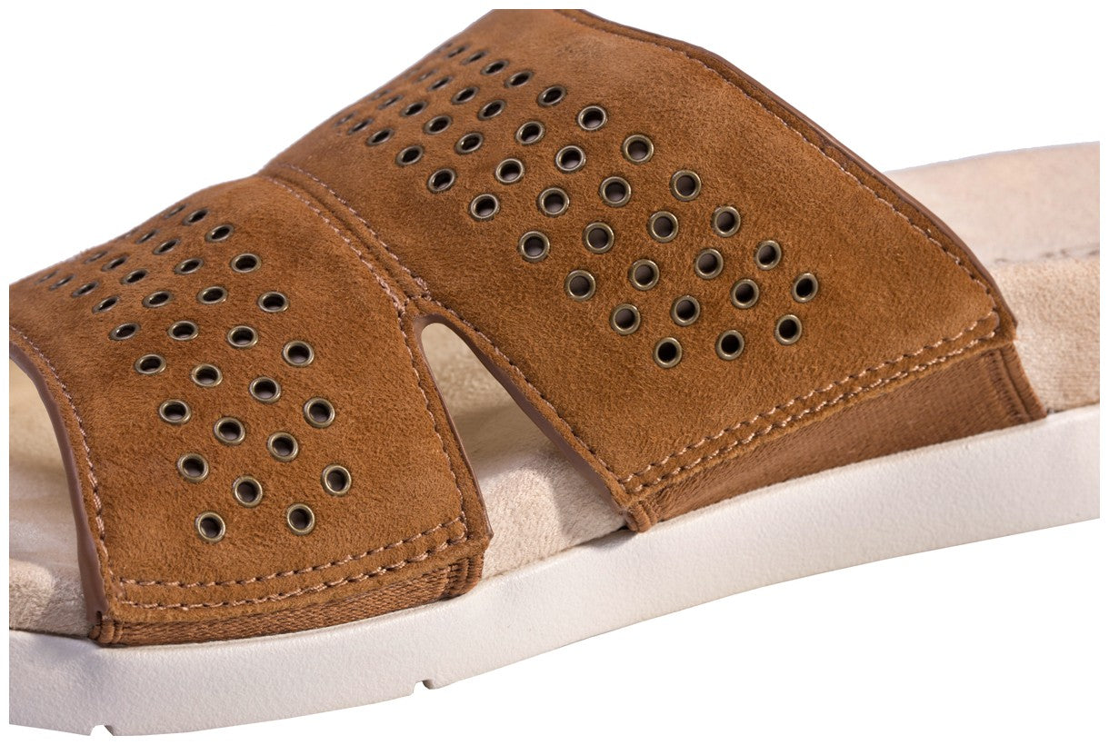 Spenco Twilight Stud Women's Comfort Sandal - Saddle - 8
