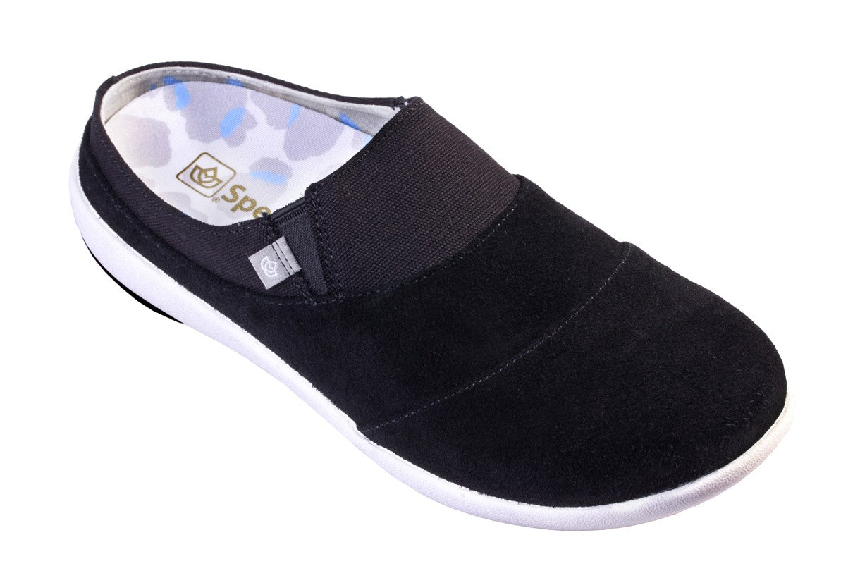 Spenco Siesta Nuevo Bokeh - Women's Layered Siesta Mule - Black - Pair