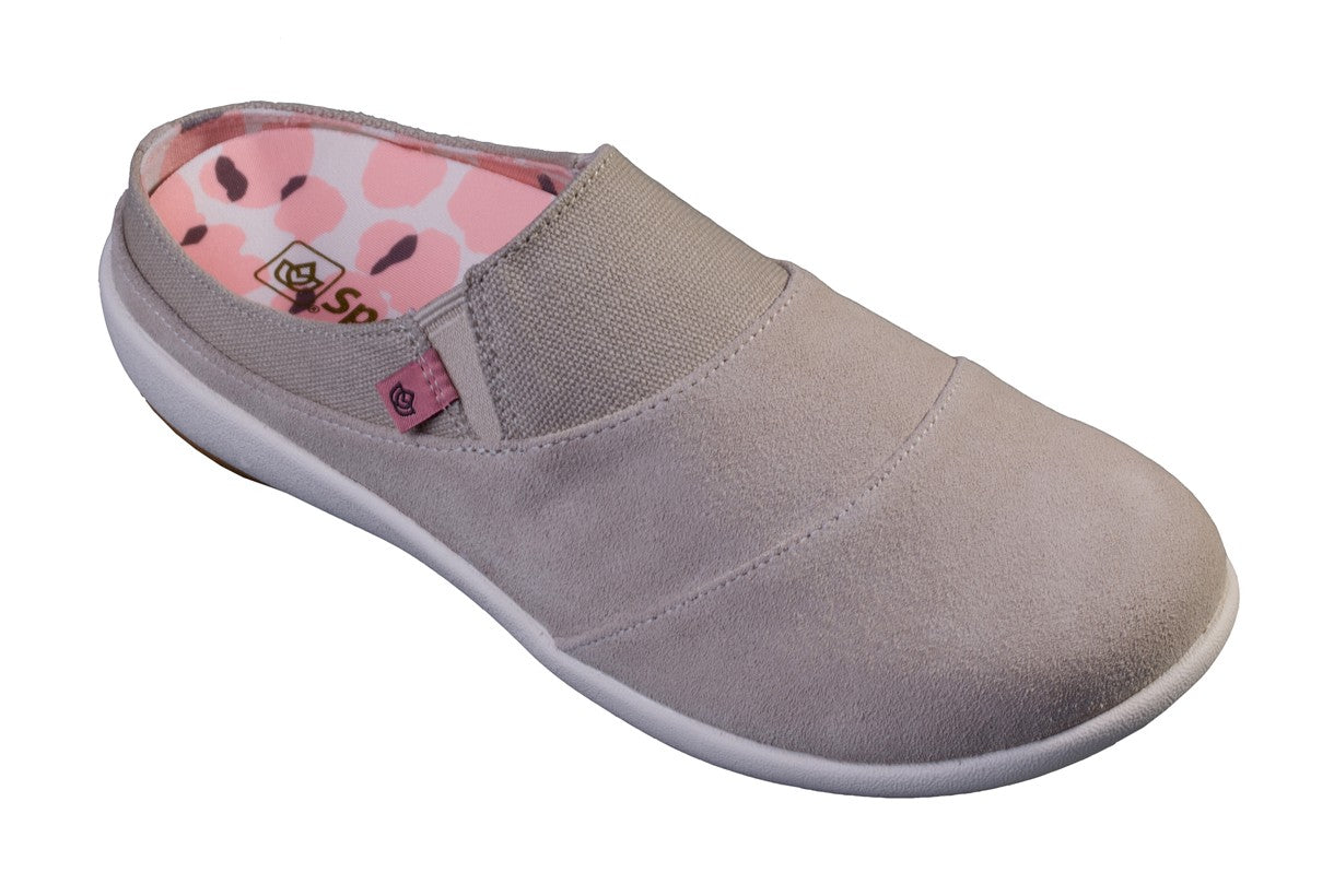 Spenco Siesta Nuevo Bokeh - Women's Layered Siesta Mule - Light Grey - Pair