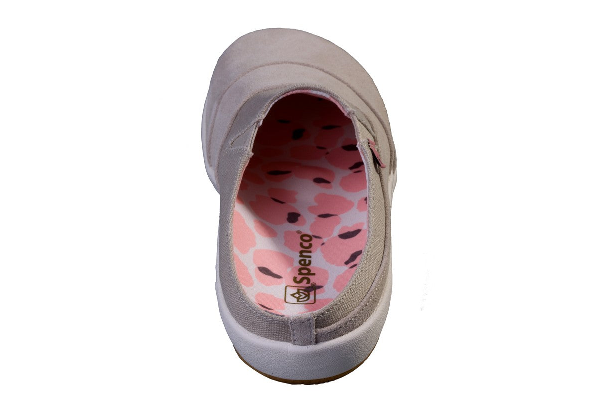 Spenco Siesta Nuevo Bokeh - Women's Layered Siesta Mule - Light Grey - Side