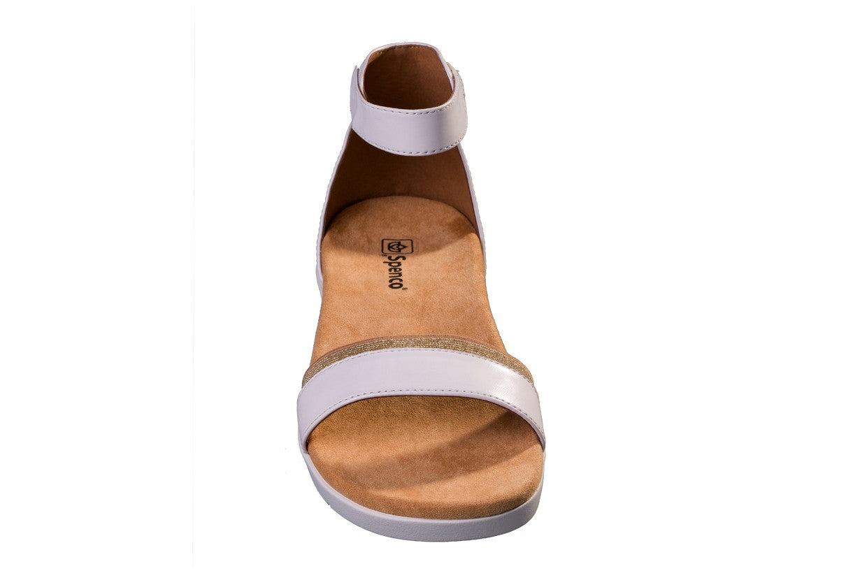 Spenco Jasmine Sandal Women's Supportive Sandal - Cream - Top