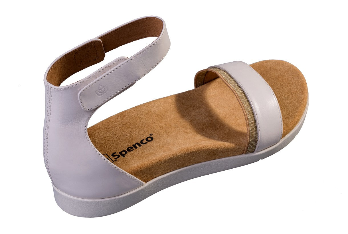 Spenco Jasmine Sandal Women's Supportive Sandal - Cream - Bottom