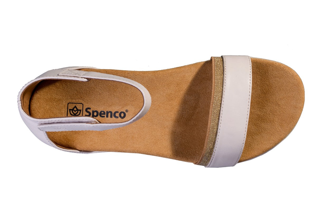 Spenco Jasmine Sandal Women's Supportive Sandal - Cream - Swatch