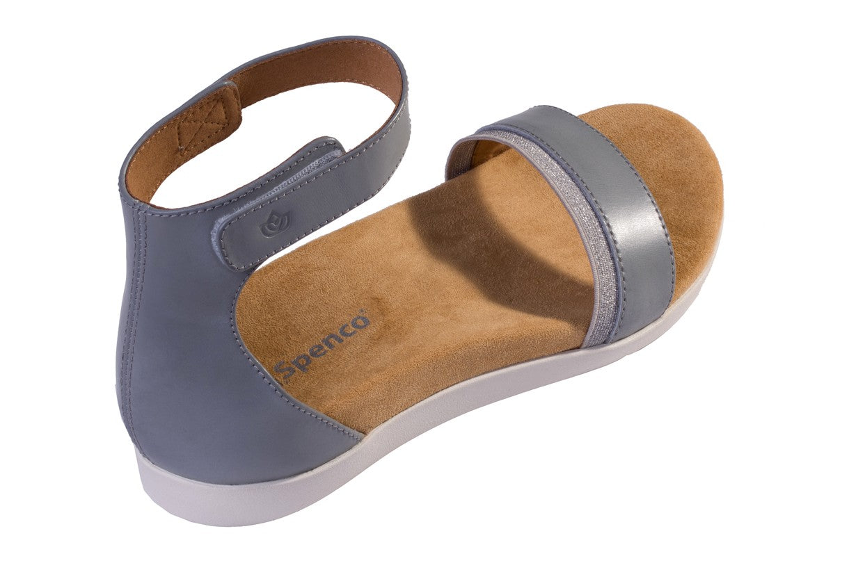 Spenco Jasmine Sandal Women's Supportive Sandal - Grey - Bottom