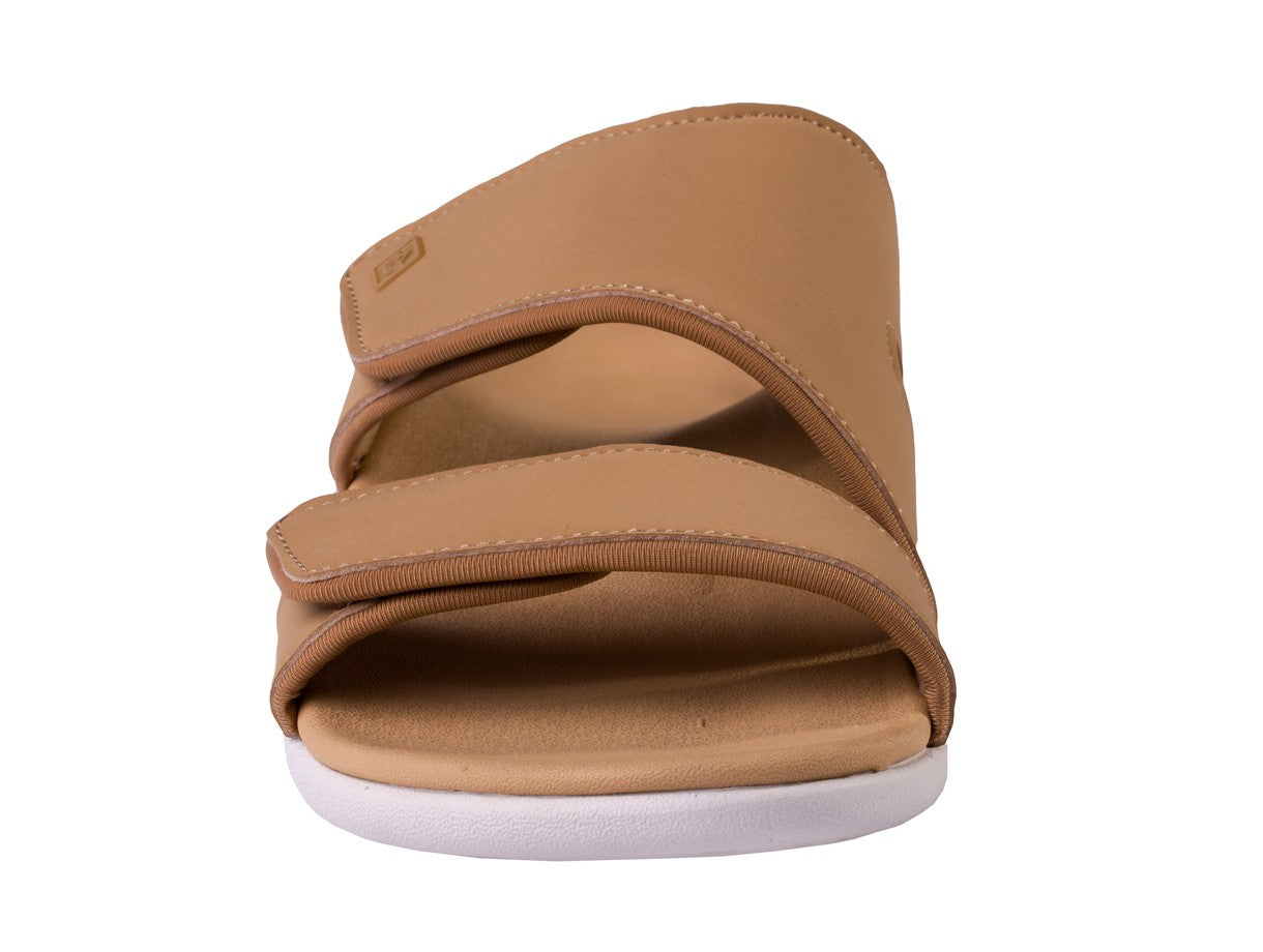 Spenco Kholo Nuevo Women's Slide Sandal - Champagne - Top