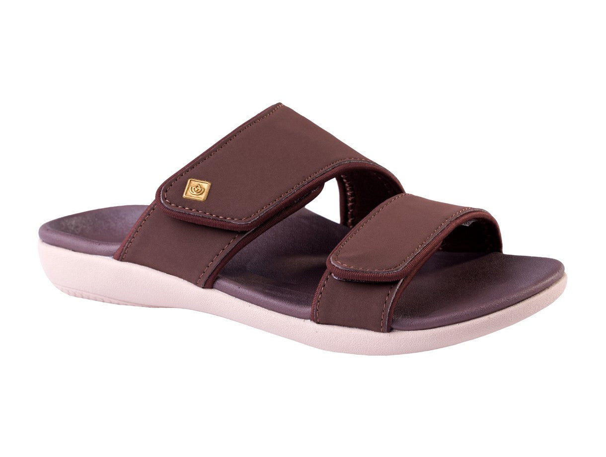 Spenco Kholo Nuevo Women's Slide Sandal - French Roast - Pair