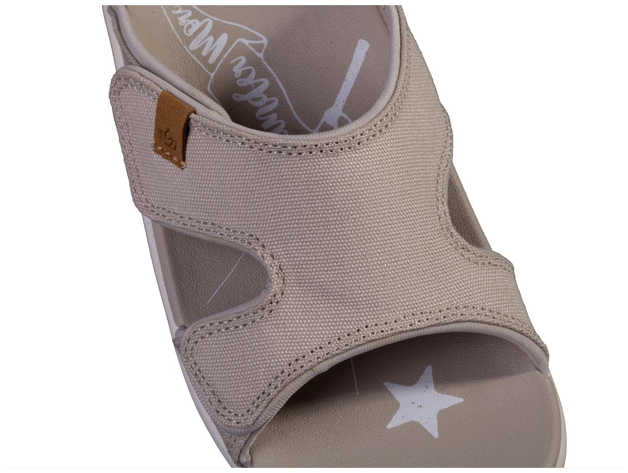 Spenco Kholo Believe Orthotic Slide Sandal - Grey Moon - Strap