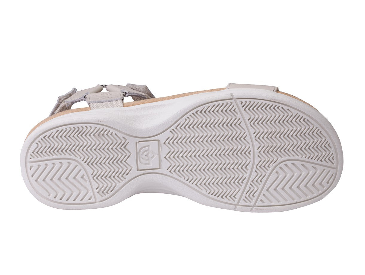 Spenco Tamara Women's Adjustable Sandal - Light Grey - Side