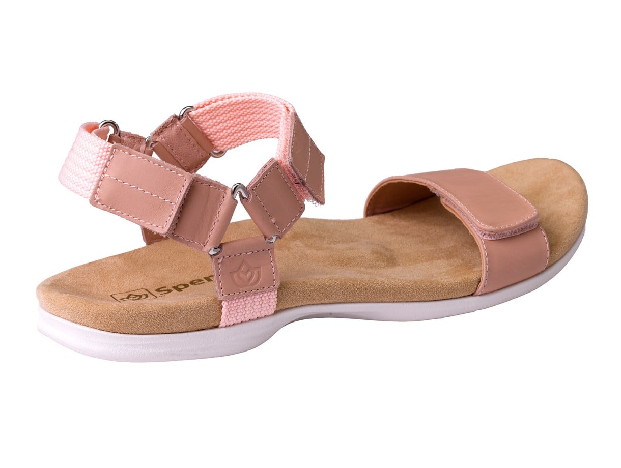 Spenco Tamara Women's Adjustable Sandal - Pale Blush - Bottom
