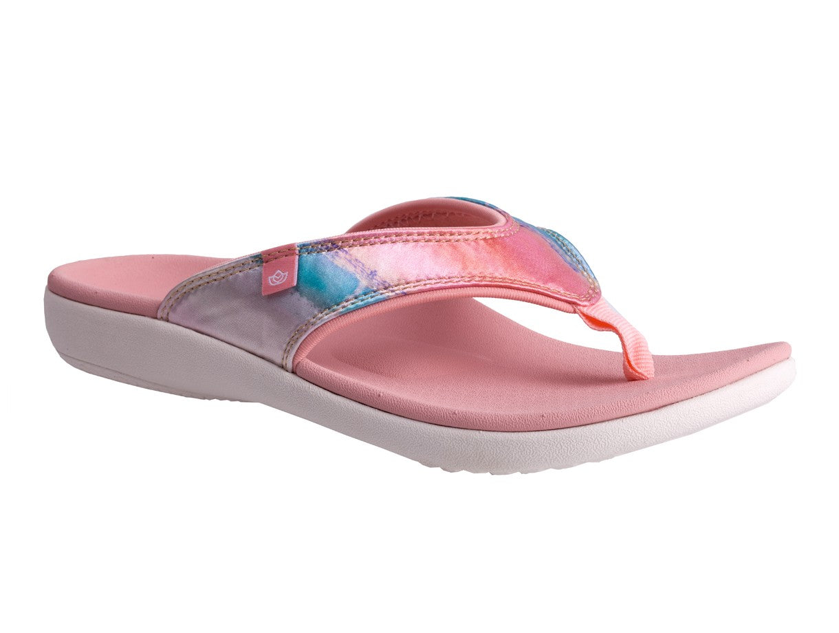 Spenco Yumi Monet Women's Orthotic Thong Sandal - Cotton Candy - Pair