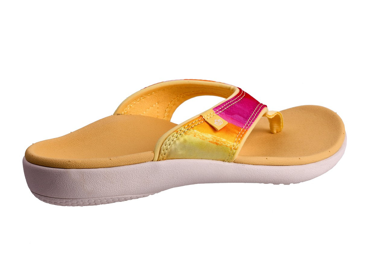 Spenco Yumi Monet Women's Orthotic Thong Sandal - Sundress - Bottom