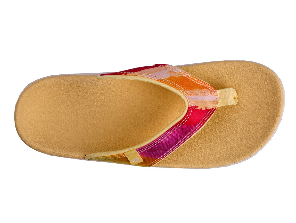 Spenco Yumi Monet Women's Orthotic Thong Sandal - Sundress - Swatch