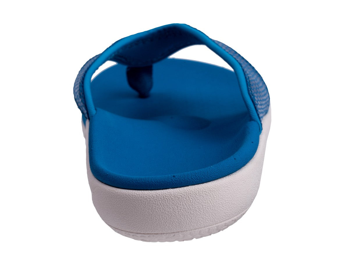 Spenco Yumi Gecko Women's Orthotic Sandal - Mosaic Blue - Side