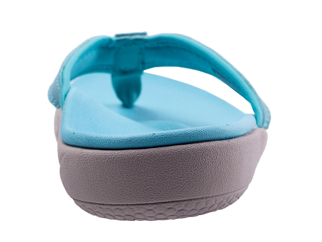 Spenco Yumi Nuevo Women's Orthotic Sandal - Aqua Sea - Side