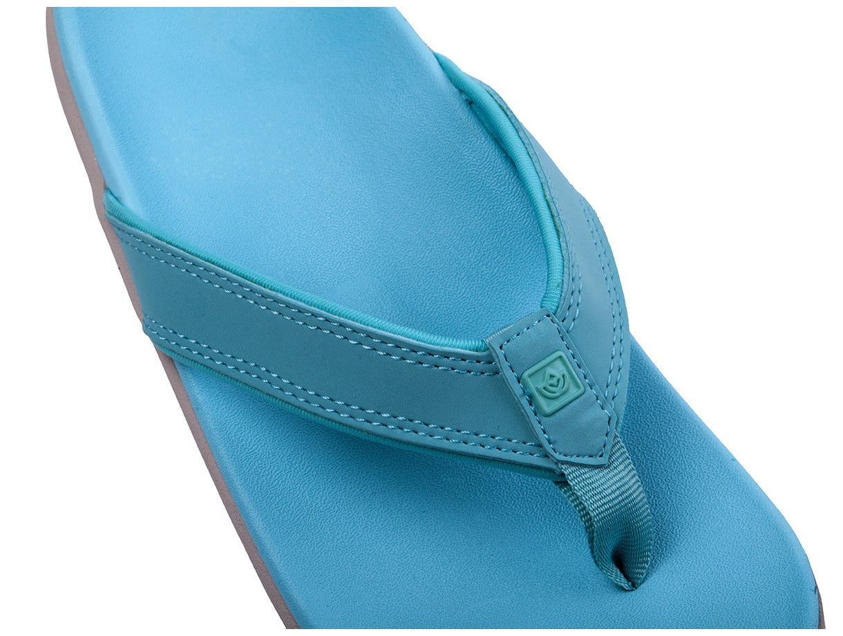 Spenco Yumi Nuevo Women's Orthotic Sandal - Aqua Sea - Strap