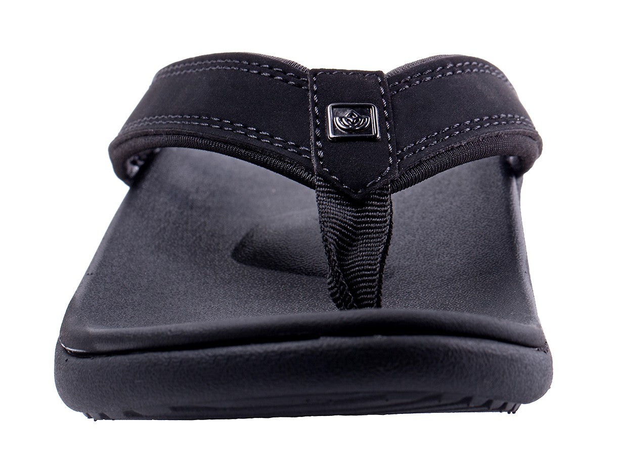 Spenco Yumi Nuevo Women's Orthotic Sandal - Black - Top