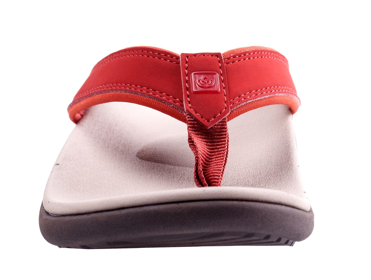 Spenco Yumi Nuevo Women's Orthotic Sandal - Red Ochre - Top