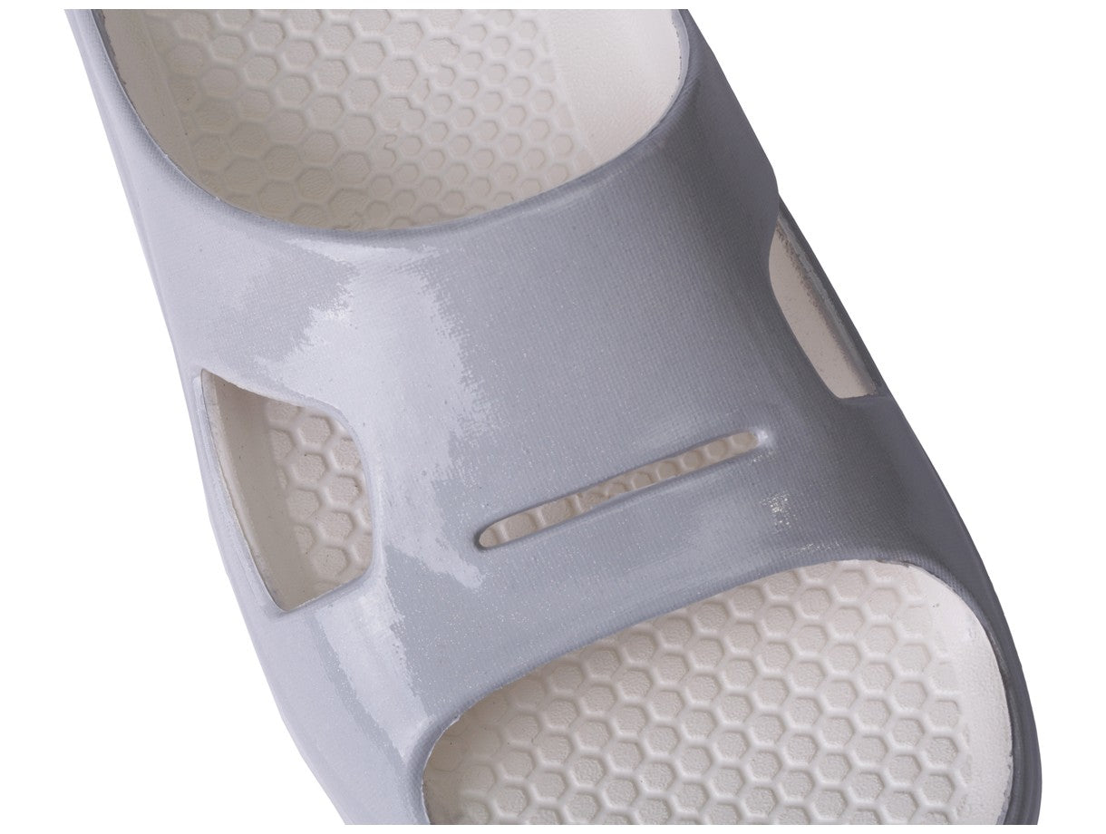 Spenco Fusion Pearl Women's Slide Sandal - Glacier Grey - Strap