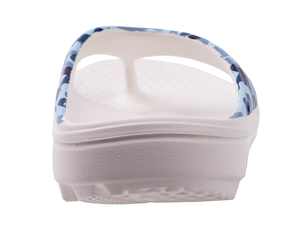 Spenco Fusion 2 Camo Women's Supportive Slide Sandal - Blue Camo - Side