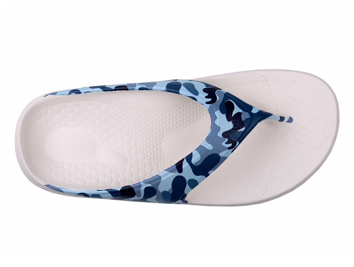 Spenco Fusion 2 Camo Women's Supportive Slide Sandal - Blue Camo - Swatch