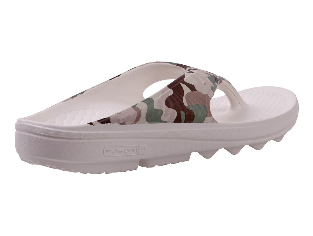 Spenco Fusion 2 Camo Women's Supportive Slide Sandal - Green Camo - Bottom