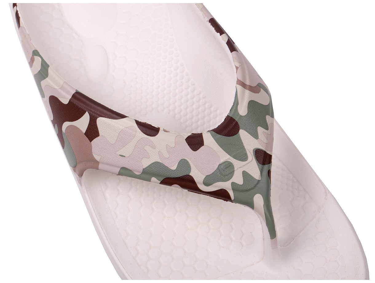 Spenco Fusion 2 Camo Women's Supportive Slide Sandal - Green Camo - Strap