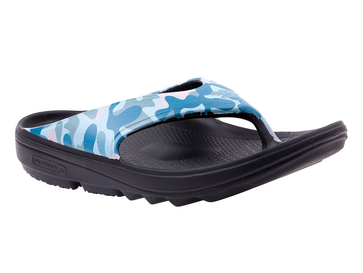 Spenco Fusion 2 Camo Women's Supportive Flip Style Sandal - Pink Camo - Pair