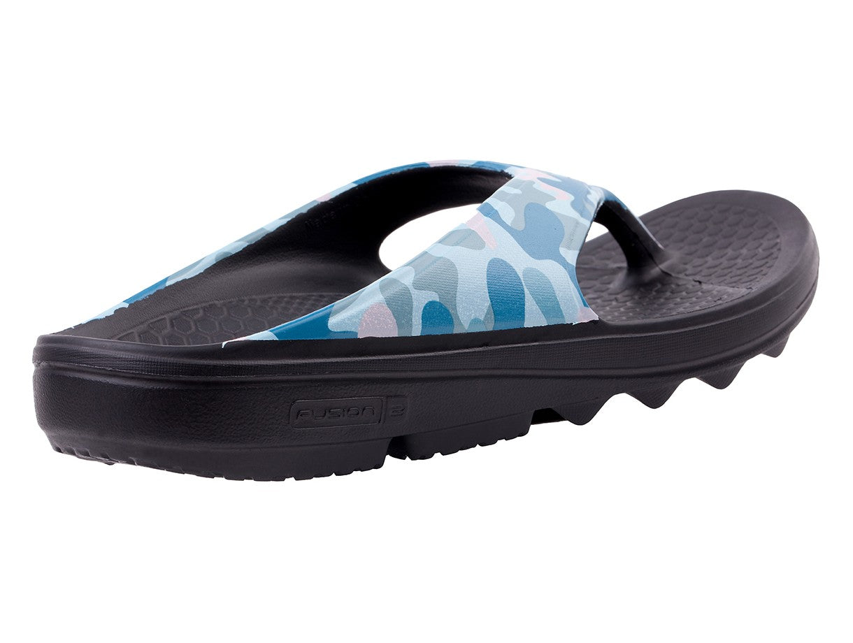 Spenco Fusion 2 Camo Women's Supportive Flip Style Sandal - Pink Camo - Bottom