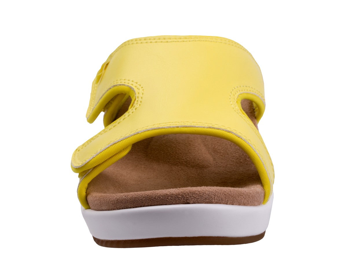 Spenco Karla Adjustable Wedge Sandal - Celadine - Top