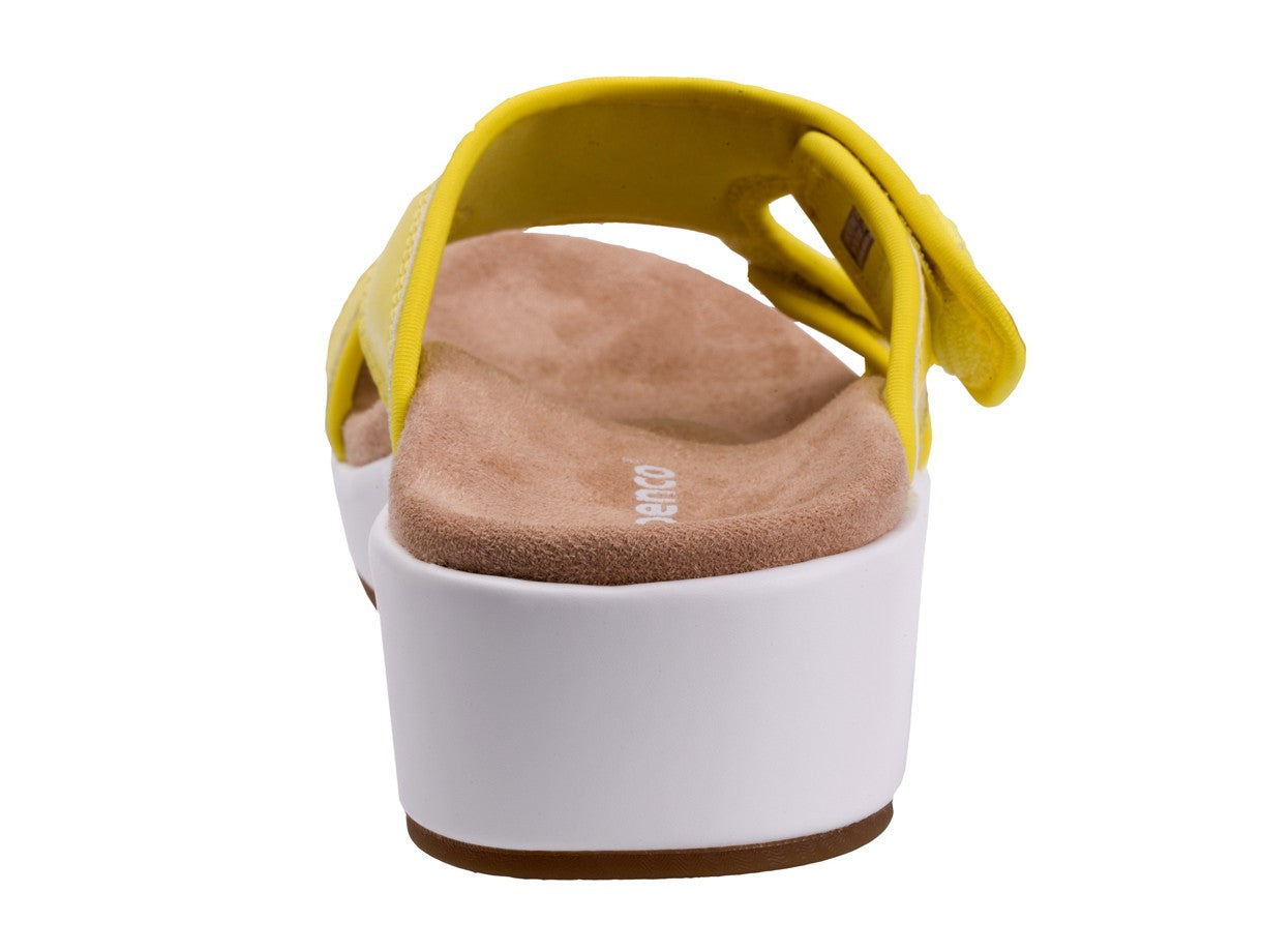 Spenco Karla Adjustable Wedge Sandal - Celadine - Side