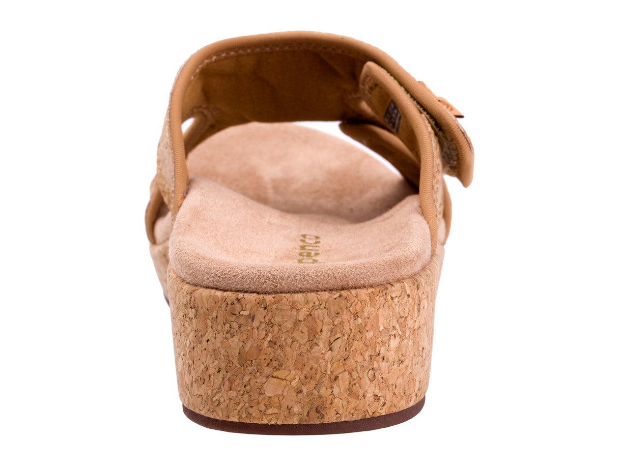 Spenco Karla Adjustable Wedge Sandal - Cork - Side