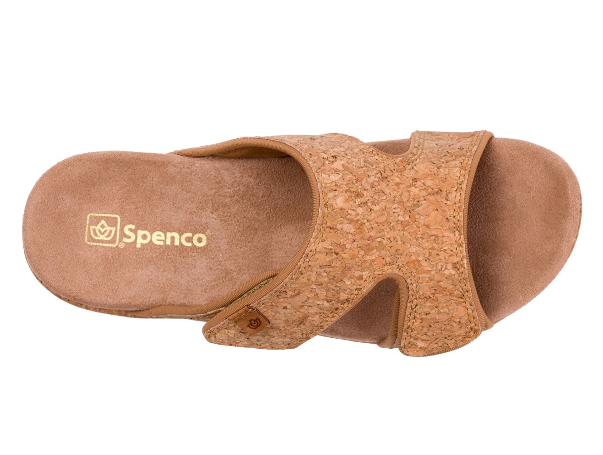 Spenco Karla Adjustable Wedge Sandal - Cork - Swatch