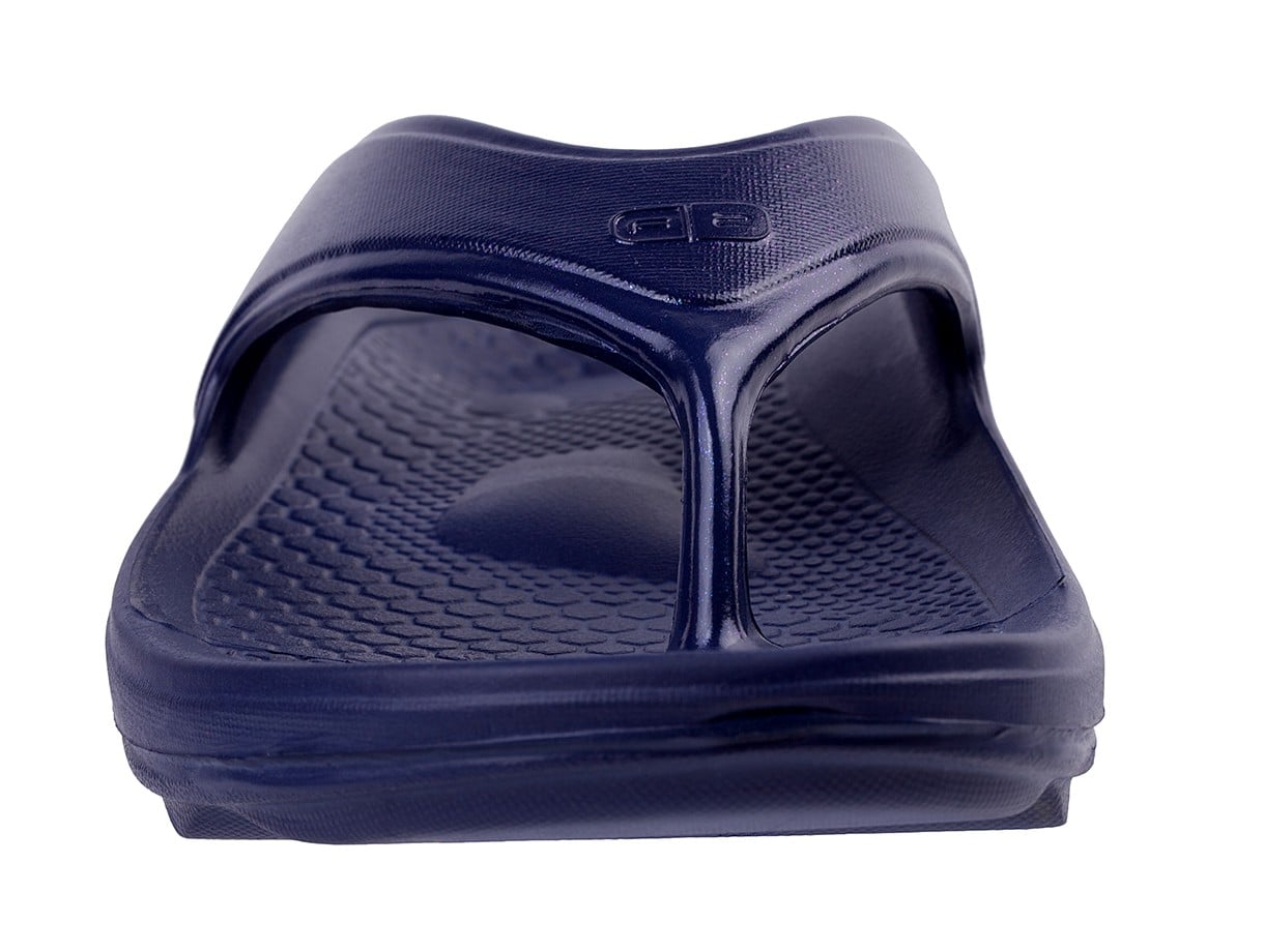 Spenco Fusion 2 Pearlized Women's Supportive Recovery Sandal - Navy - Top