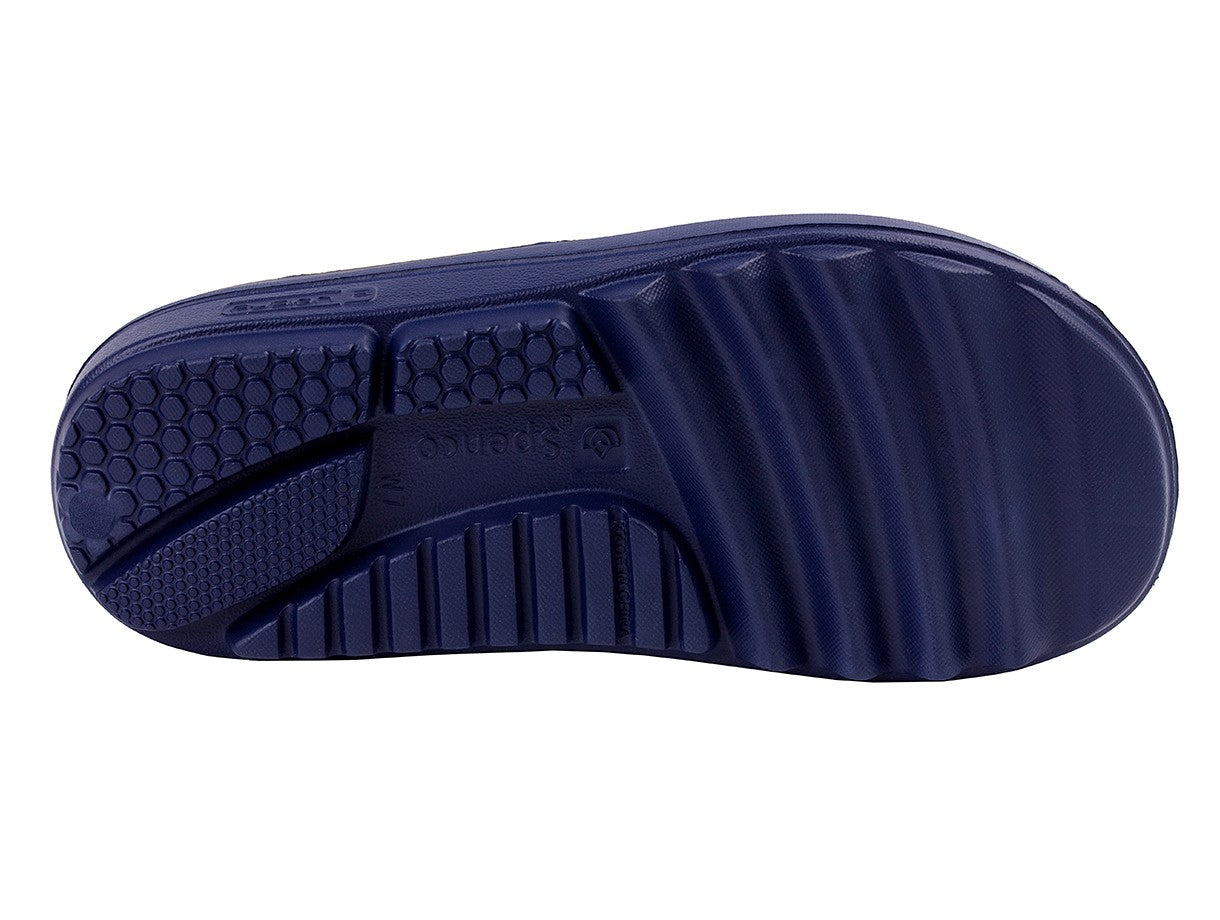 Spenco Fusion 2 Pearlized Women's Supportive Recovery Sandal - Navy - Side