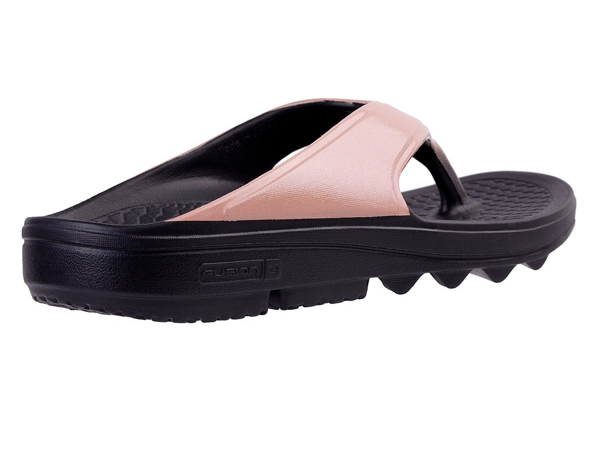 Spenco Fusion 2 Pearlized Women's Supportive Recovery Sandal - Rose Gold - Bottom