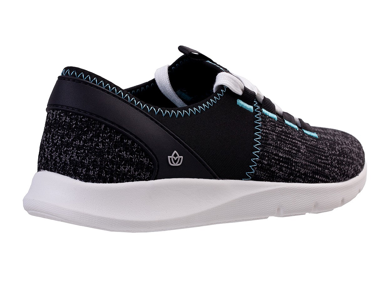 Spenco Kelsey Sneaker Women's Supportive Shoe - Black - Bottom