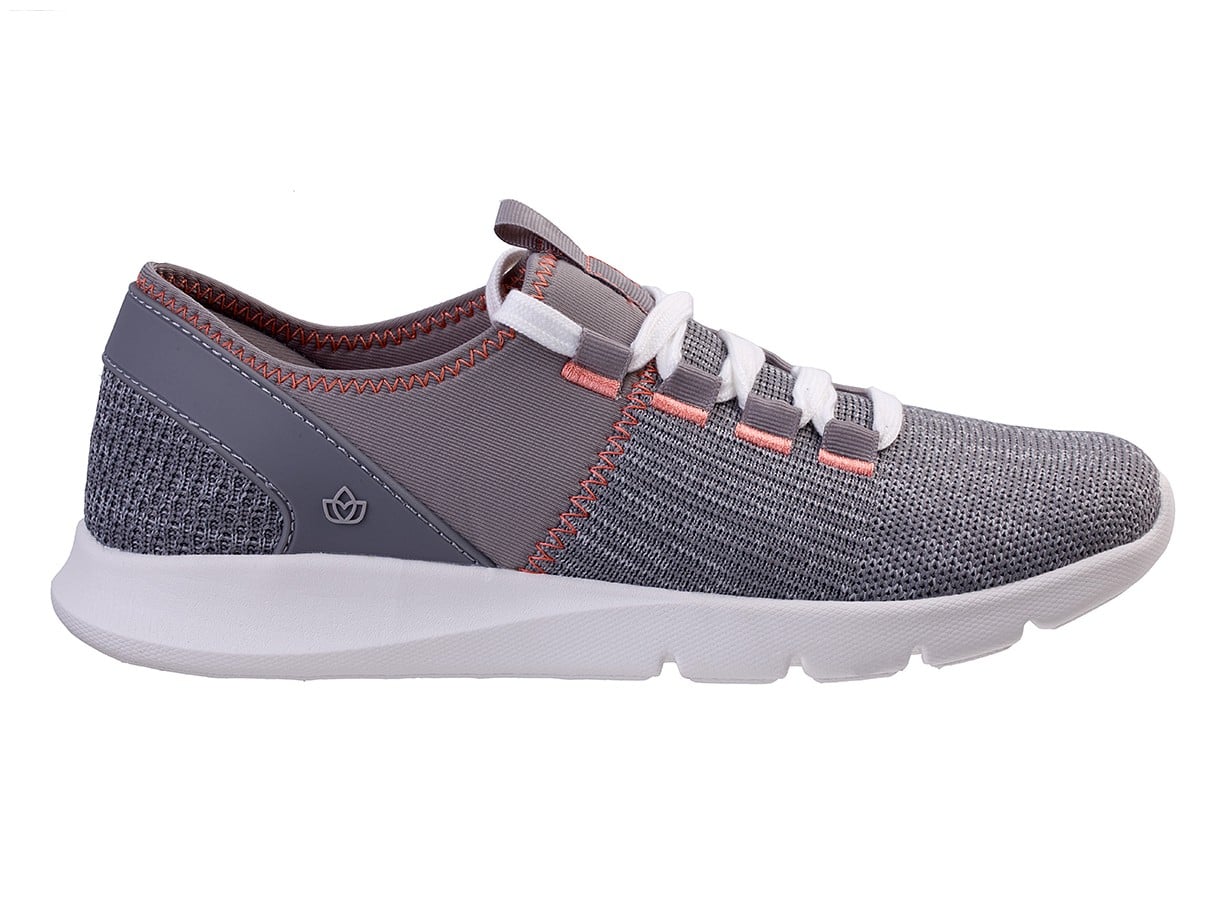 Spenco Kelsey Sneaker Women's Supportive Shoe - Grey - Profile