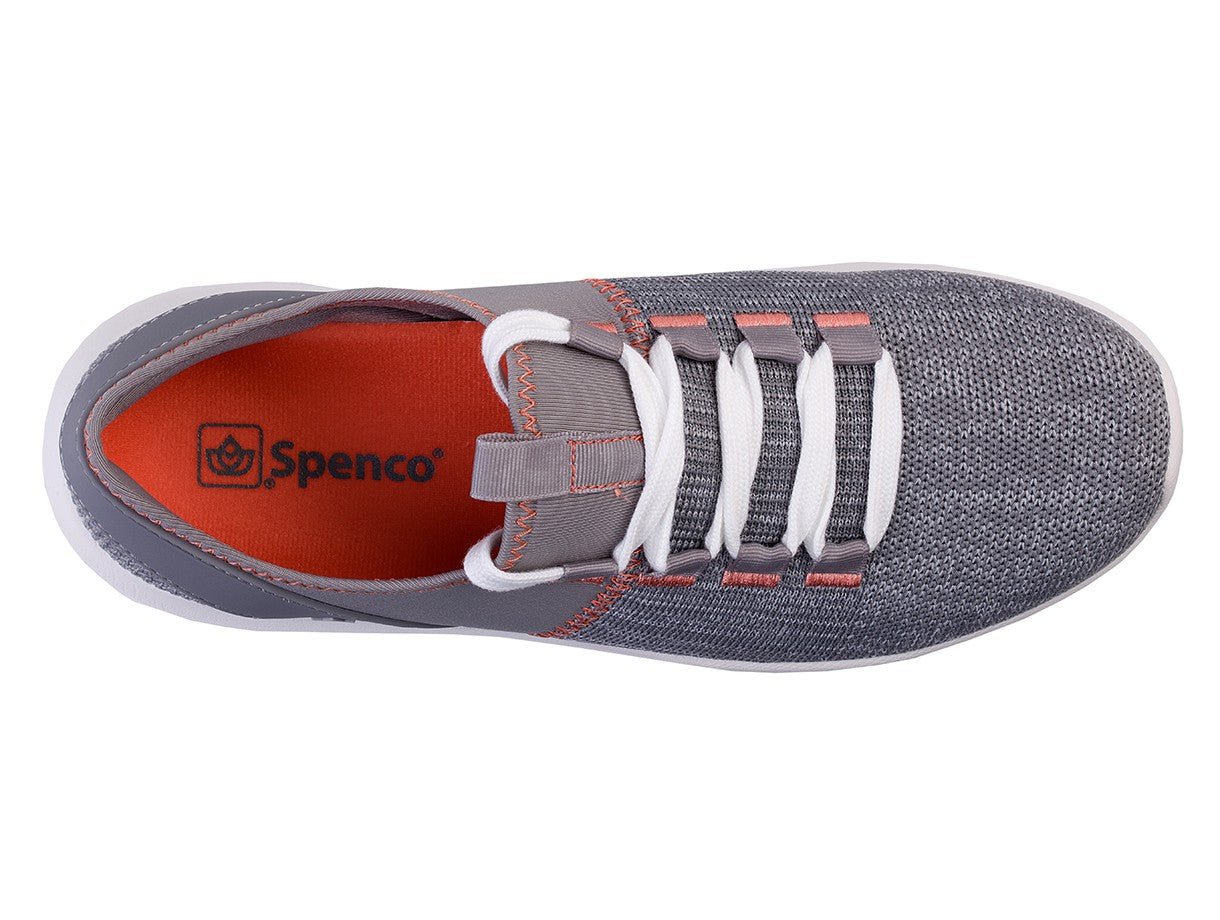 Spenco Kelsey Sneaker Women's Supportive Shoe - Grey - Swatch