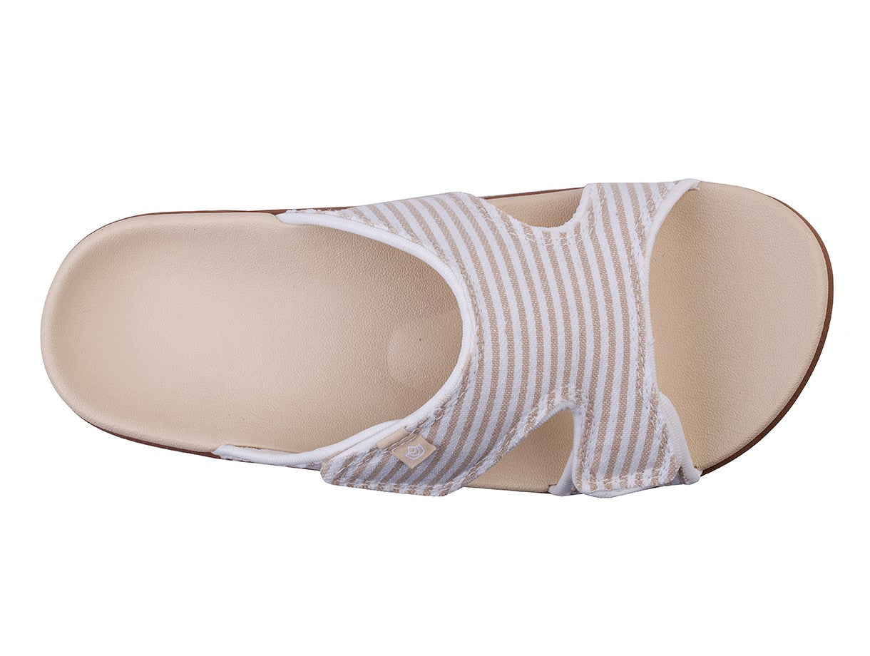 Spenco Kholo Stripe Women's Slip-on Sandal - Desert Tan - Swatch