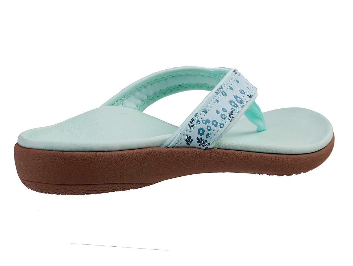 Spenco Yumi Nuevo Floral Women's Supportive Sandal - Fair Aqua - Bottom
