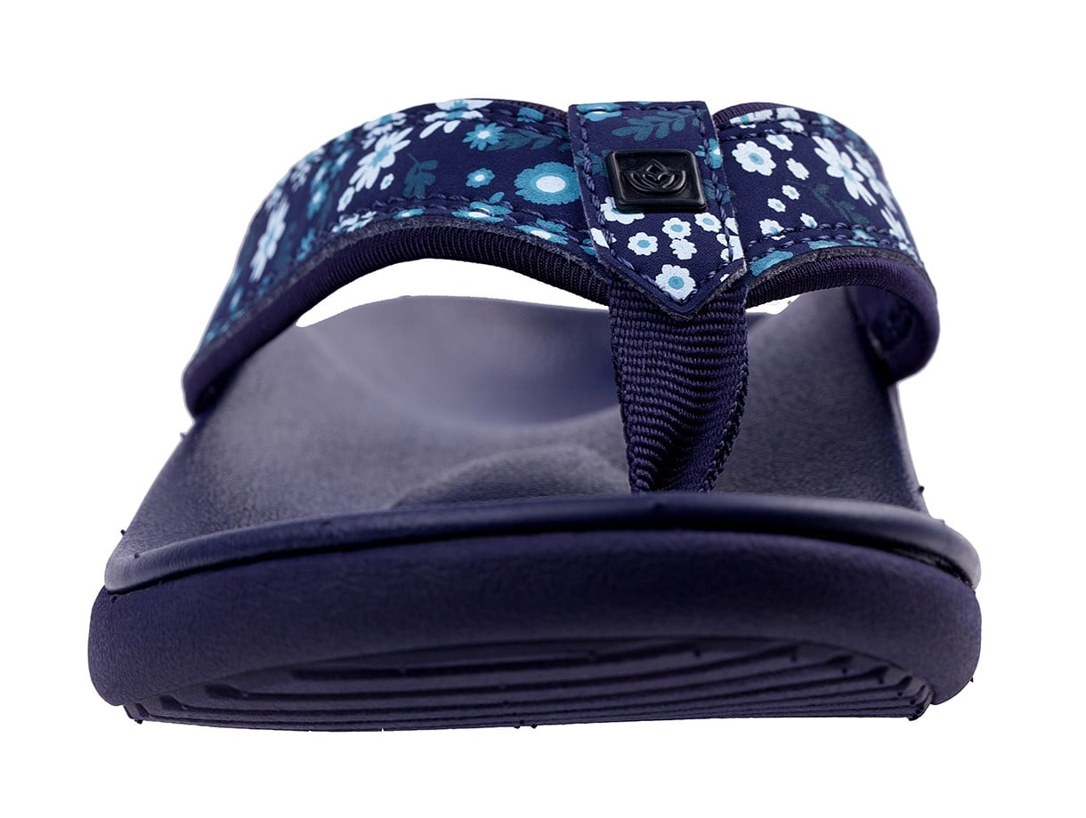 Spenco Yumi Nuevo Floral Women's Supportive Sandal - Navy - Top