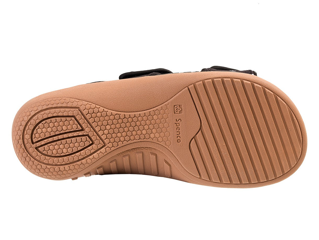 Spenco Kholo Polka Dot Women's Orthotic Slide Sandal - Black - Side