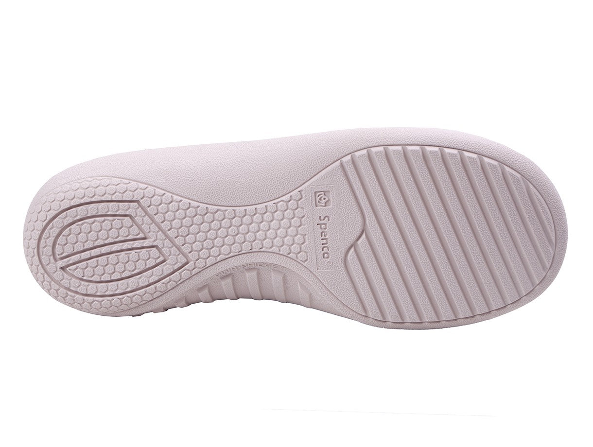 Spenco Kholo Polka Dot Women's Orthotic Slide Sandal - White - Side