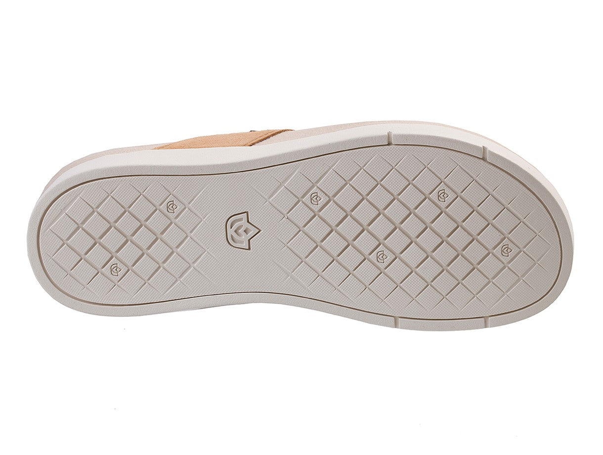 Spenco Laguna Stud Women's Orthotic Suede Sandal - Tan - Side