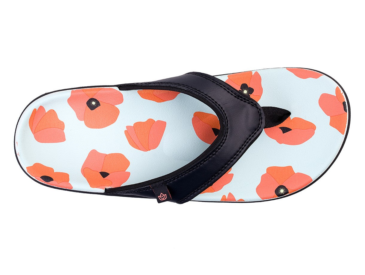 Spenco Yumi Blume Women's Orthotic Thong Sandal - Black - Swatch