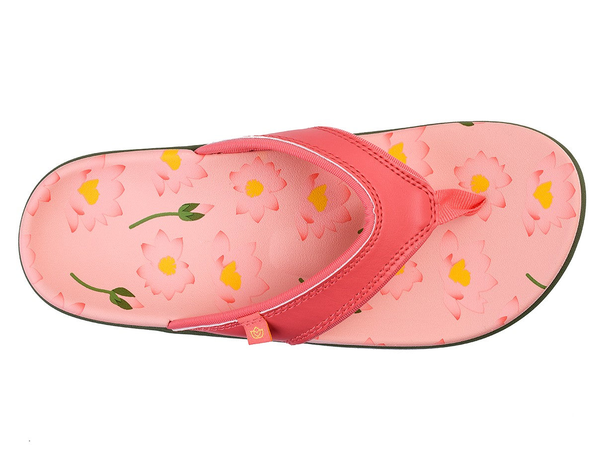Spenco Yumi Blume Women's Orthotic Thong Sandal - Pink - Swatch