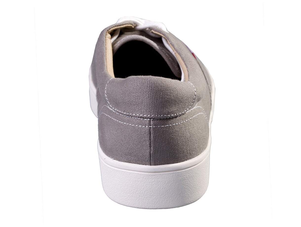 Spenco Pier Men's Supportive Sneaker - Grey - Side