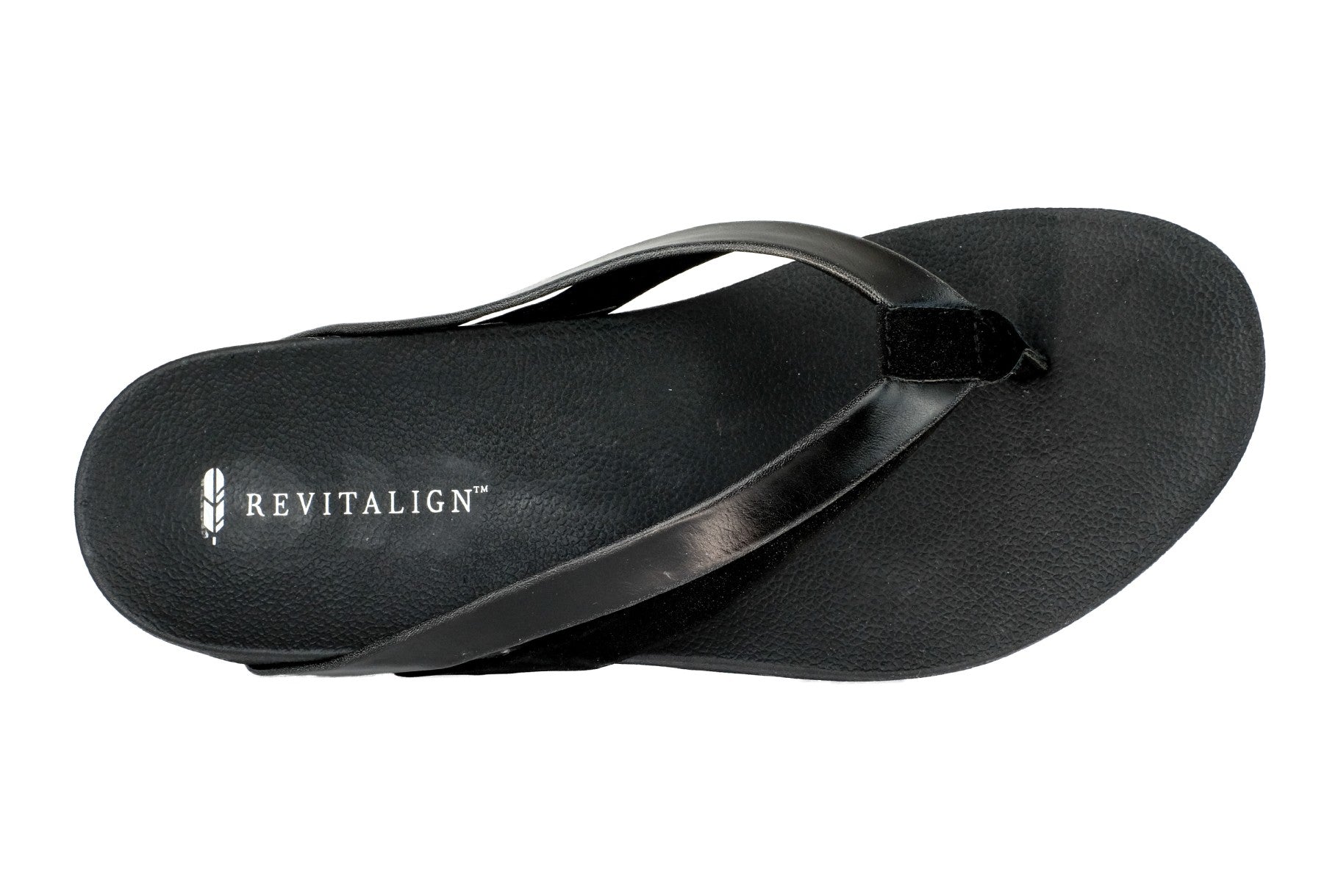 Revitalign Sandy Seas Platform Women's Orthotic Sandal - Black 6