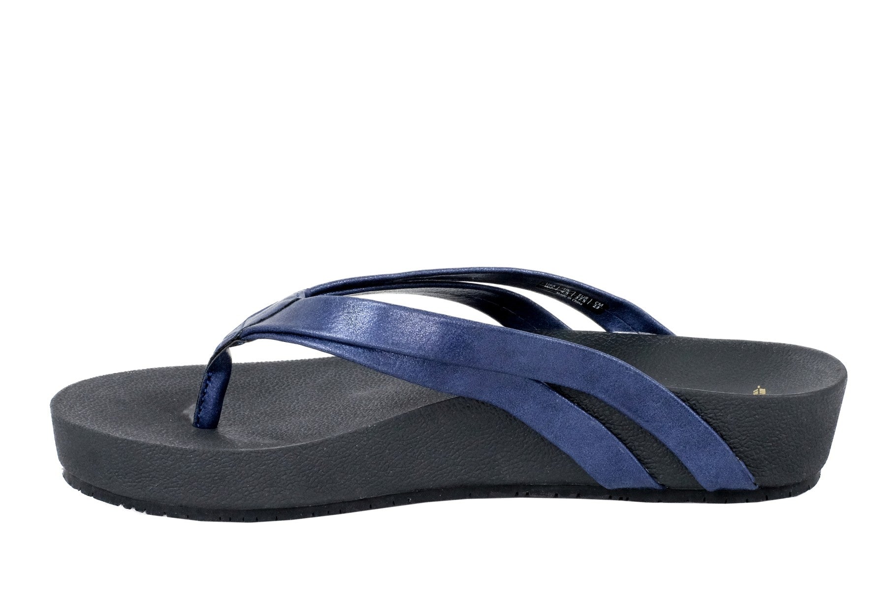 Revitalign Sandy Seas Platform Women's Orthotic Sandal - Navy 4